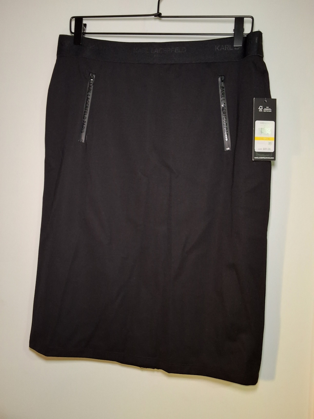 Karl Lagerfeld Paris Black Pencil Skirt – Size Medium